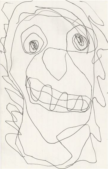 Josh Smith, Face drawing (2005)