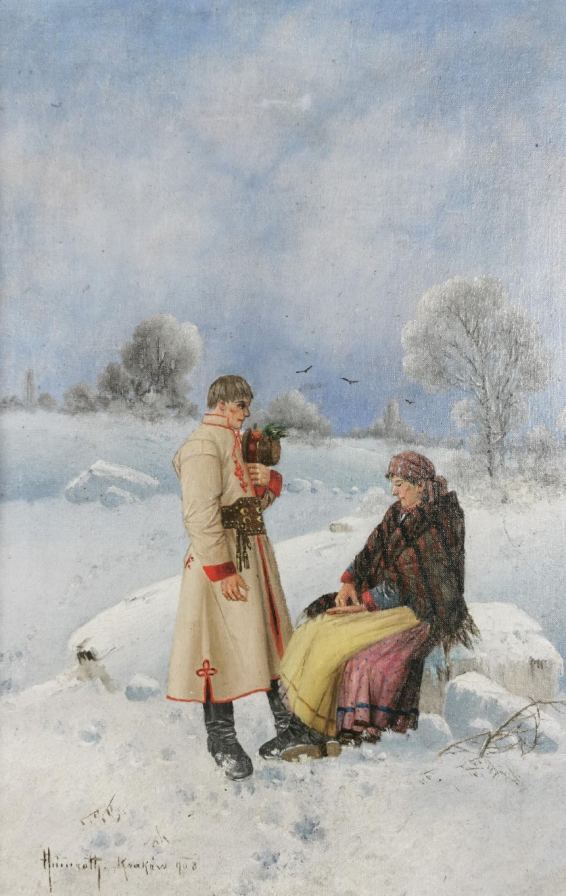 Wieśniacy by Karol Heimroth, 1908
