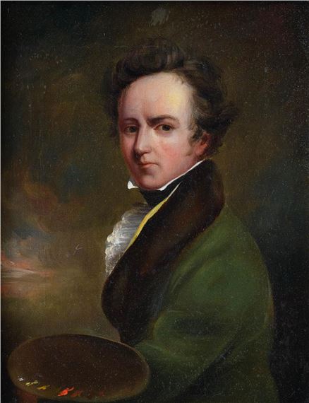 John Jackson | PORTRAIT OF THE ARTIST IN A GREEN JACKET | MutualArt