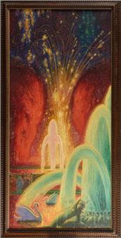 Féérie nocturne à Versailles - Félix Courché