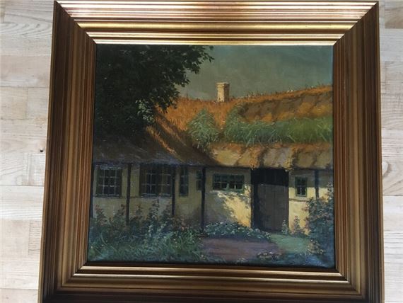 The family farm on Læsø by Marinus Nielsen