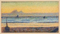 Heyst, huit heure du soir à marée basse by Georges Lemmen, 1891