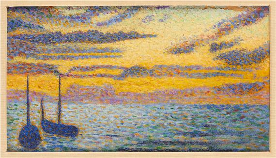 Heyst, vendredi 28 août 1891 à sept heure du soir by Georges Lemmen, 1891