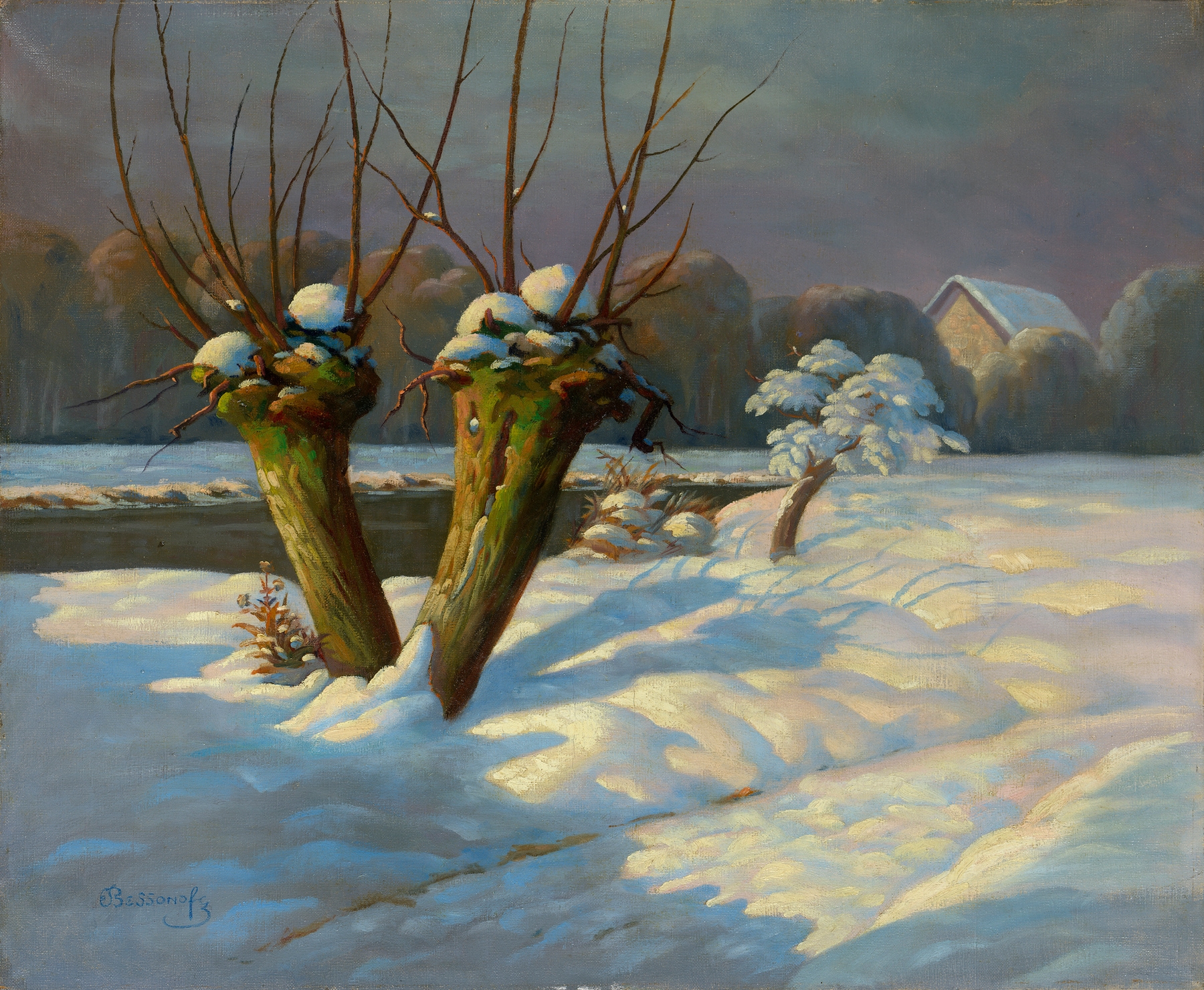 Boris Vasilievich Bessonov | Winter Landscape | MutualArt