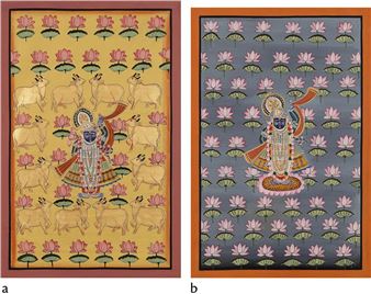 Two Works: Untitled (Pichwai) (2) - Karan Singh