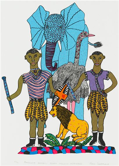 Amadoda Amabili Abuka Indlovu Nebhubesi by Mavis Shabalala