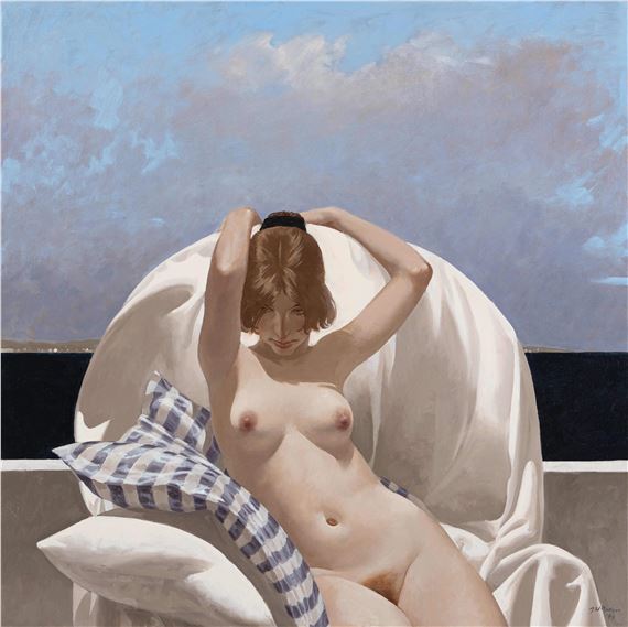 Nude in High-backed Chair by Neil Rodger, '99