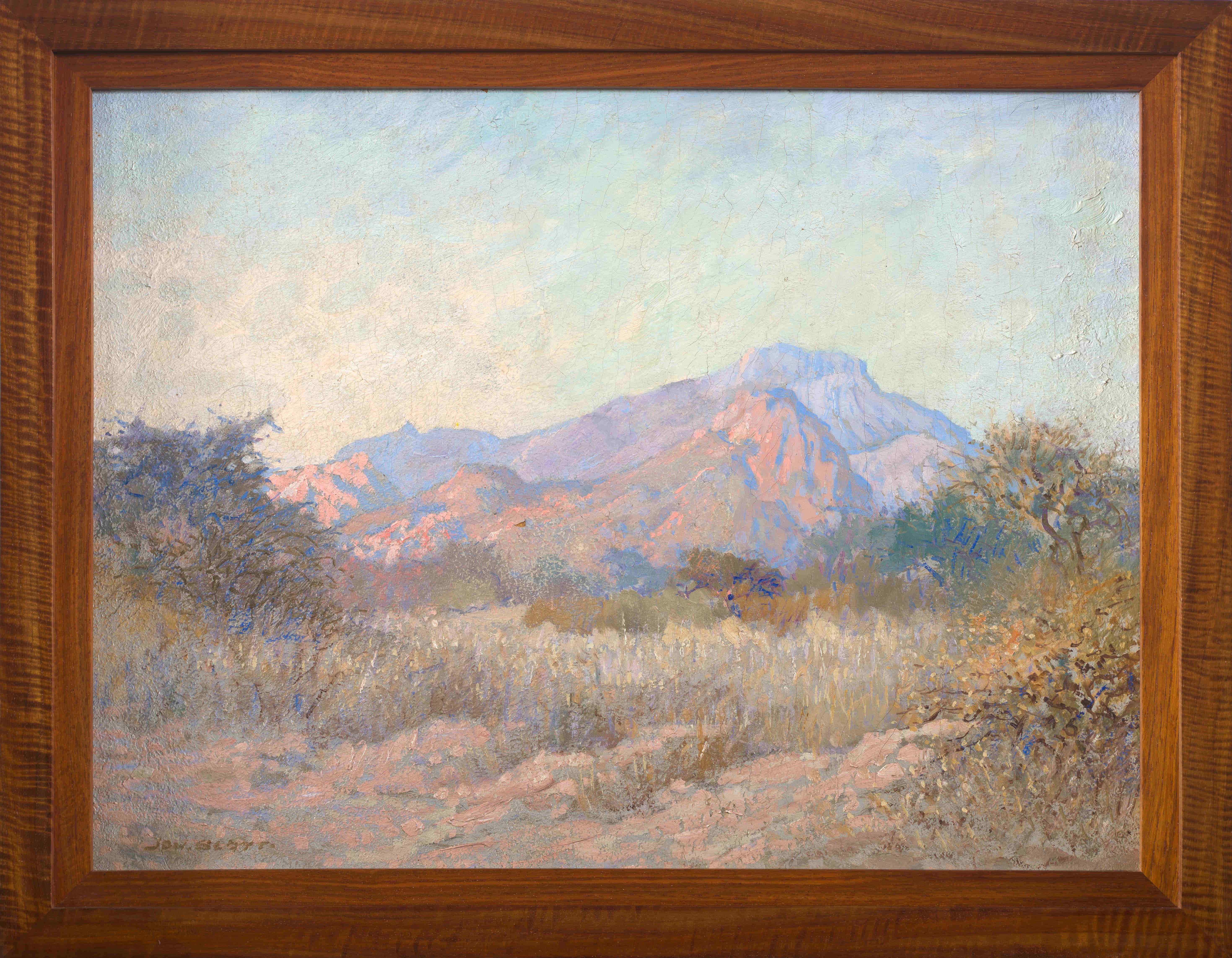 Artwork by Johannes Blatt, Spitzkoppe, Made of oil on panel