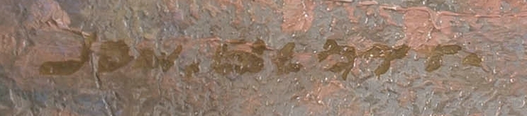 Artwork by Johannes Blatt, Spitzkoppe, Made of oil on panel