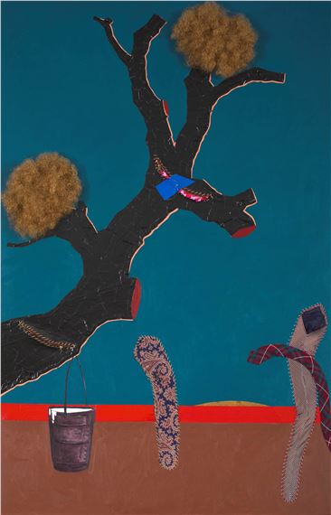 Untitled (Tree) by Simphiwe Ndzube, dated 2016