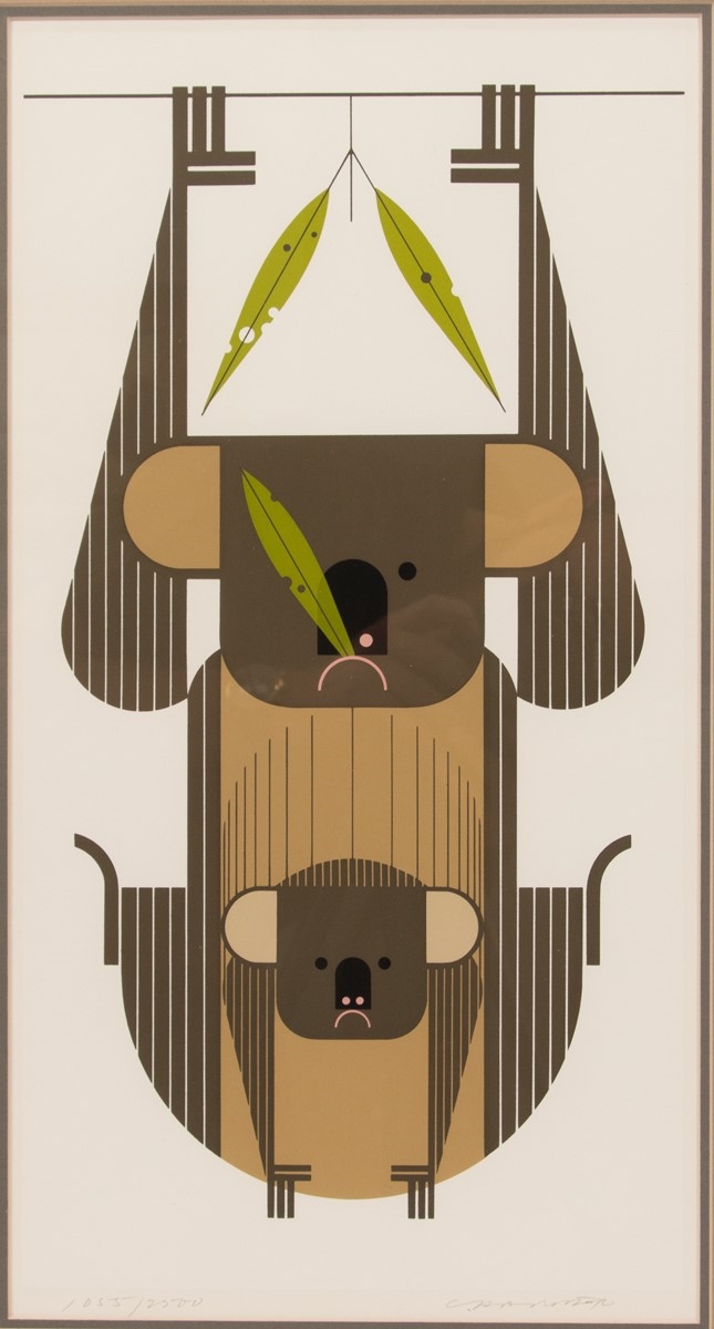 Charley Harper Store, Better Mousetrap (Barn Owl & Harvest Mouse)—Serigraph  Print