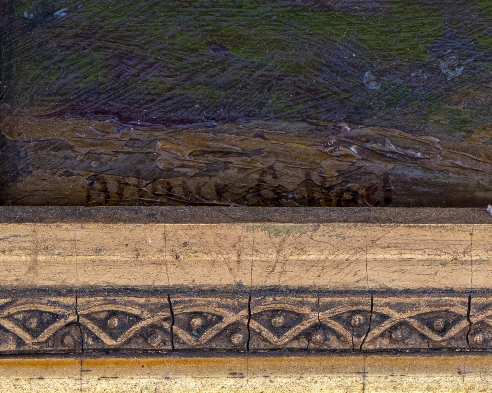 Artwork by Arthur G. Hoel, Windy Sky, Made of oil on artist's board