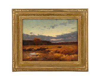 Salt Marshes Near Boston, Autumn Evening - Horace P. Giles