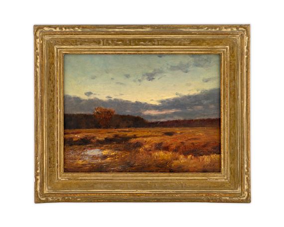 Salt Marshes Near Boston, Autumn Evening by Horace P. Giles