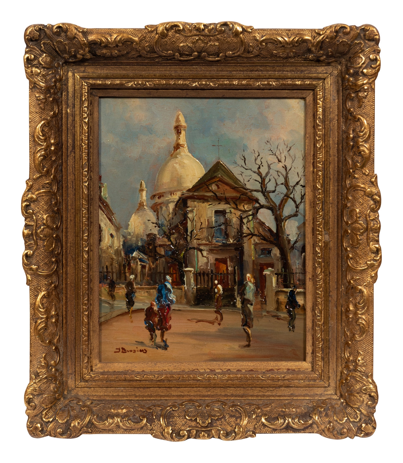 Artwork by Fred Brosius, Views of Paris, Made of oil on canvas