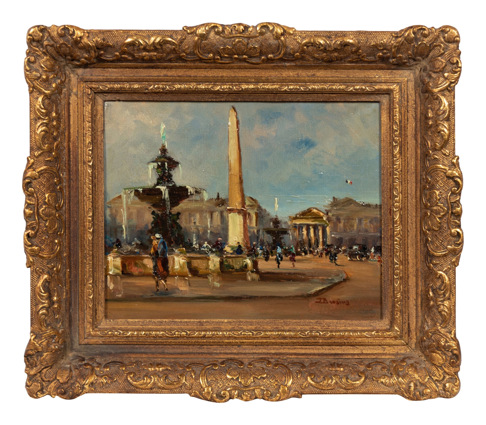 Artwork by Fred Brosius, Views of Paris, Made of oil on canvas