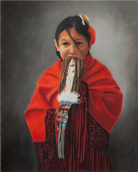 Mama's Red Shawl - R. Lutrell