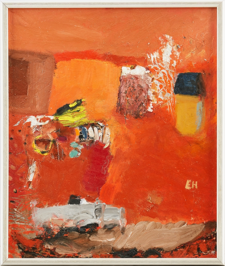 Artwork by Ebba Hammarskiöld, Mot kvällen, Made of Oil on canvas panel