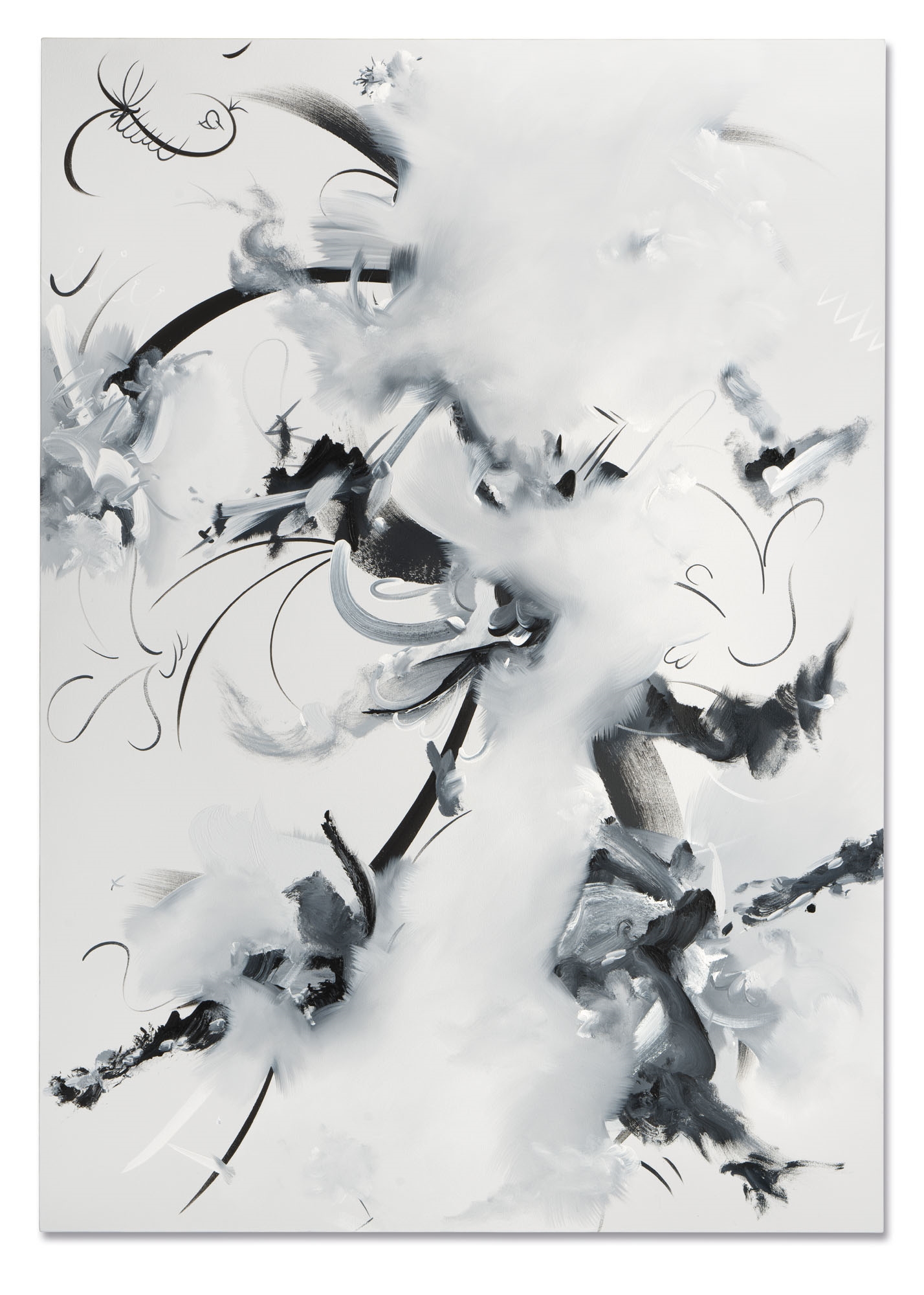 Artwork by Fiona Rae, Figure 1o, Made of oil and acrylic on canvas