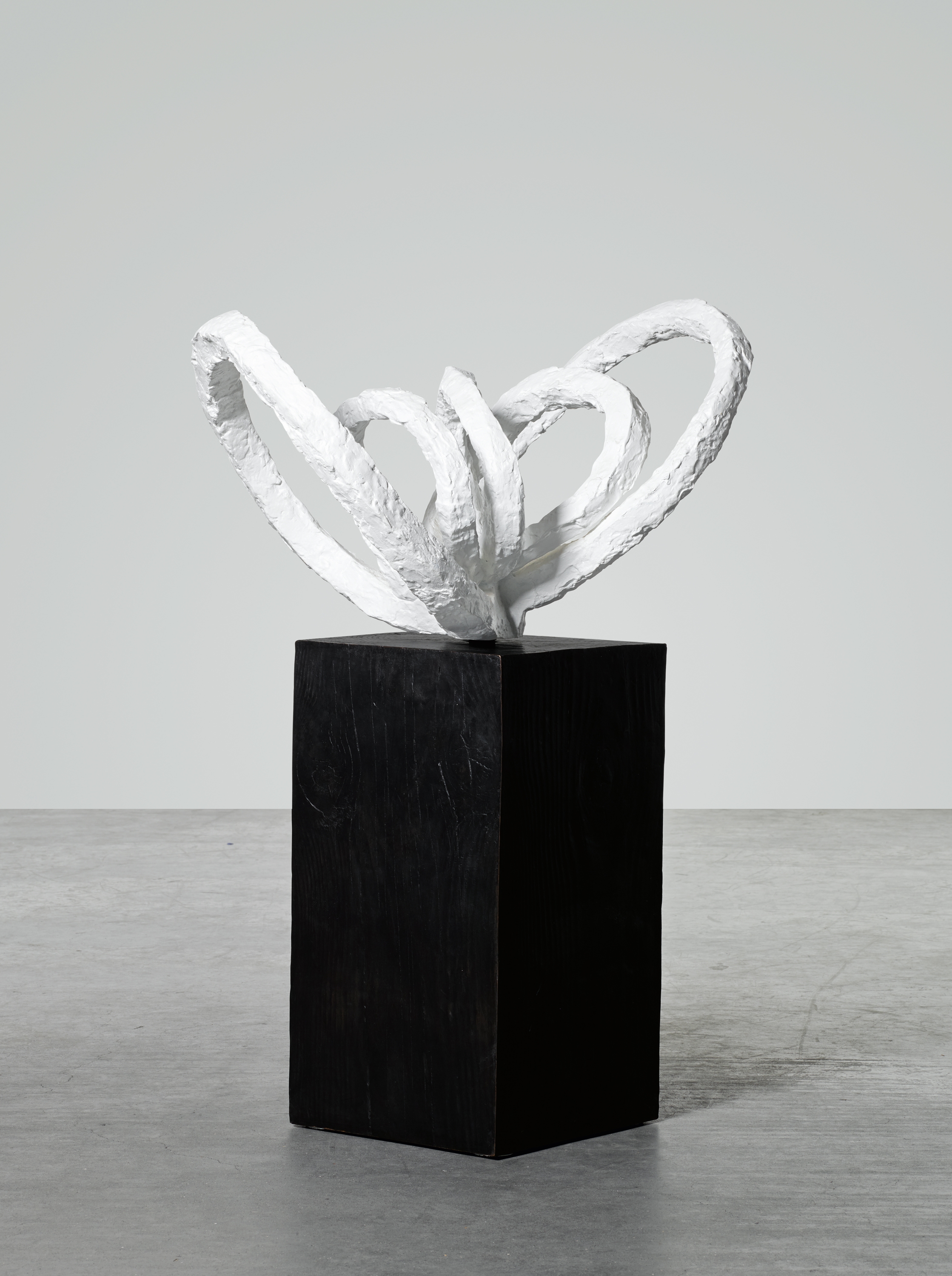 Artwork by Louise Bourgeois, LIFE FLOWER I, Made of painted bronze on bronze plinth with dark brown patina