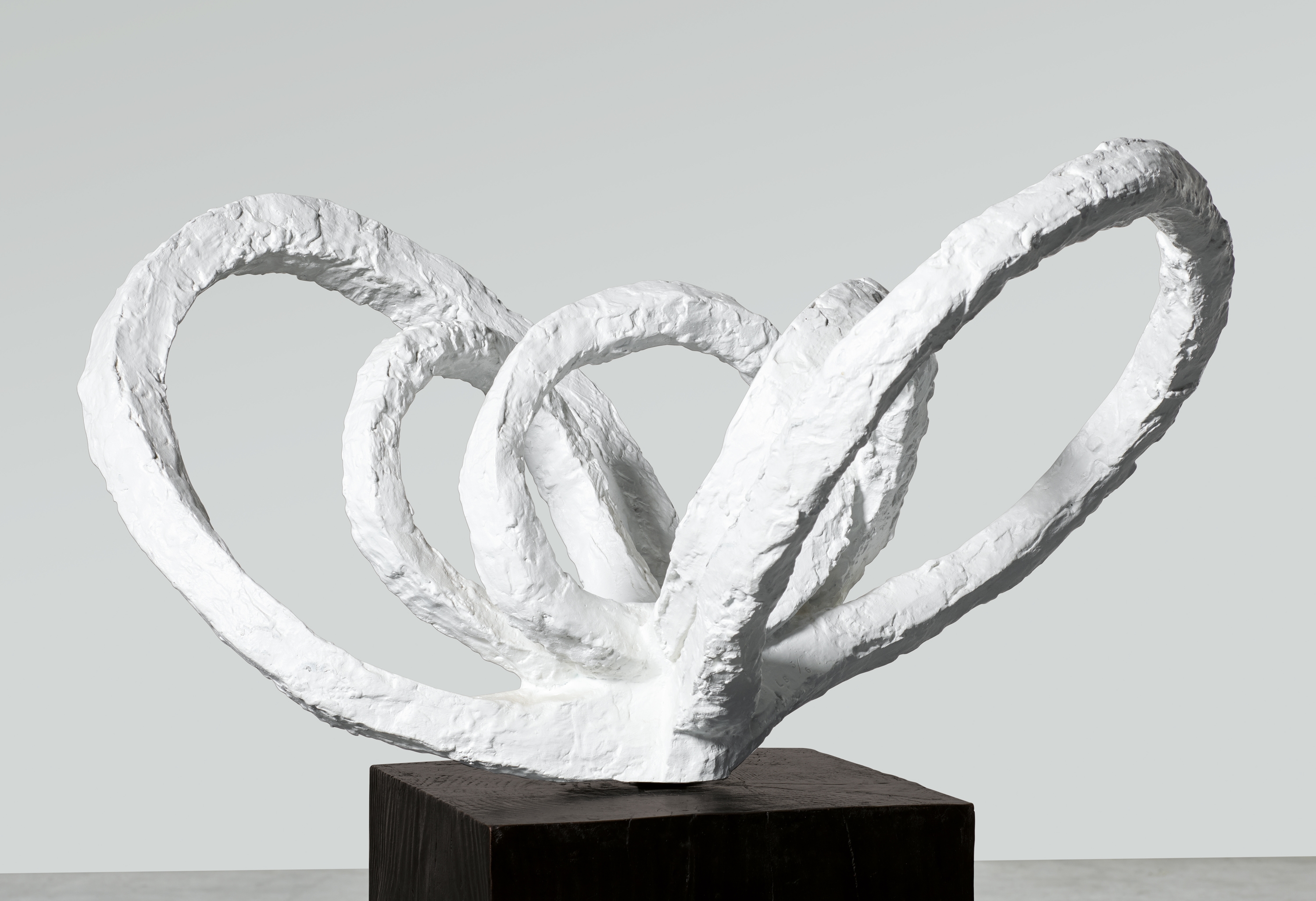 Artwork by Louise Bourgeois, LIFE FLOWER I, Made of painted bronze on bronze plinth with dark brown patina