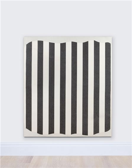 PEINTURE AUX FORMES VARIABLES by Daniel Buren, Executed in June 1966