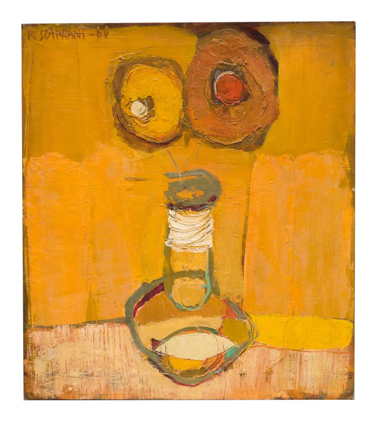 Artwork by Raimonds Staprans, Floral #1, Made of Oil on canvas