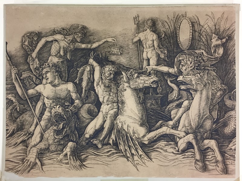 Two Works: La battaglia degli Dèi marini. Parte sinistra e destra by Andrea Mantegna, circa 1800-1824