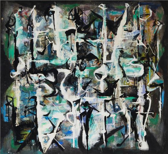 "The Meeting," by Felix Ruvolo, 1949/1950