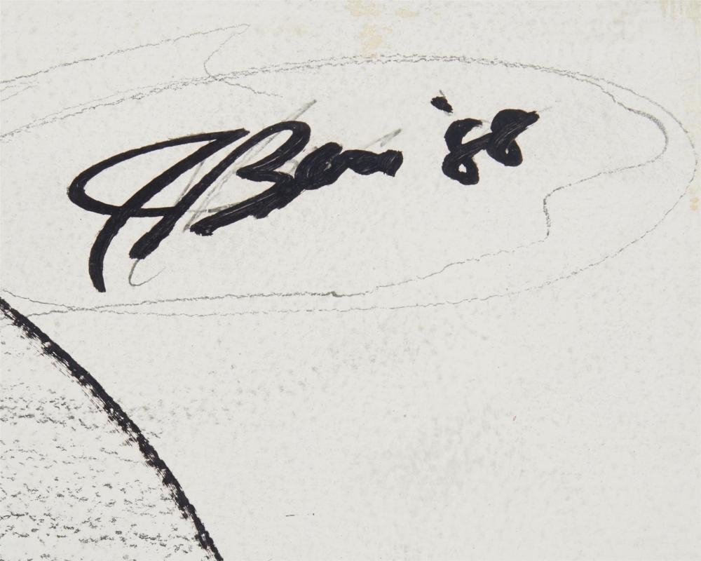 Artwork by Jim Bess, "Life Moves at the Speed of Willingness,", Made of Watercolor, ink and collage on Arches paper