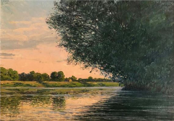 Bord de l'Oise by Léon Giran-Max, 1898