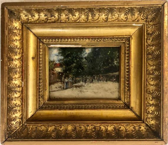 Scène de marché by Victor Viollet-le-Duc