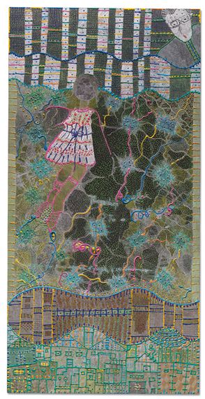 Girl Skipping Rope by Huguette Caland, 1998, 2000, Executed in 1998-2000