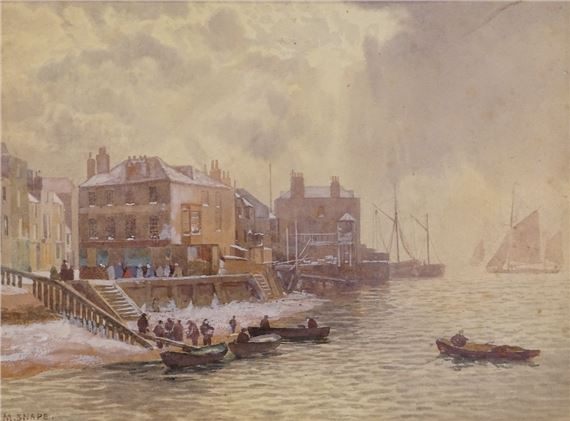 Docklands scene by Martin Snape