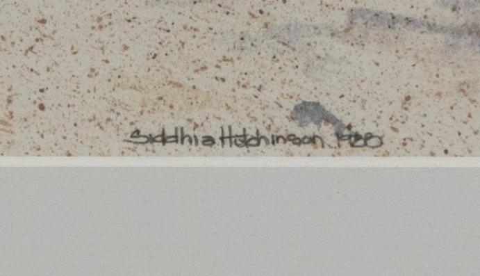 Artwork by Siddhia Hutchinson, A fisherman carring baskets., Made of Watercolor on paper