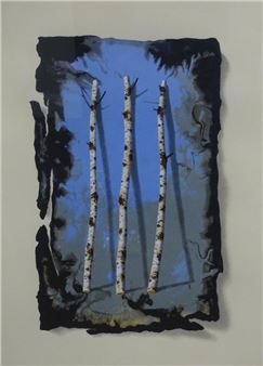 Blue Birch Fragments II - Terence Warren