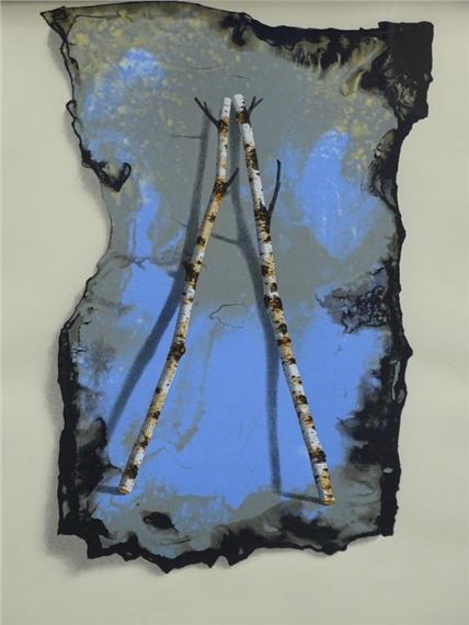 Blue Birch Fragment I by Terence Warren