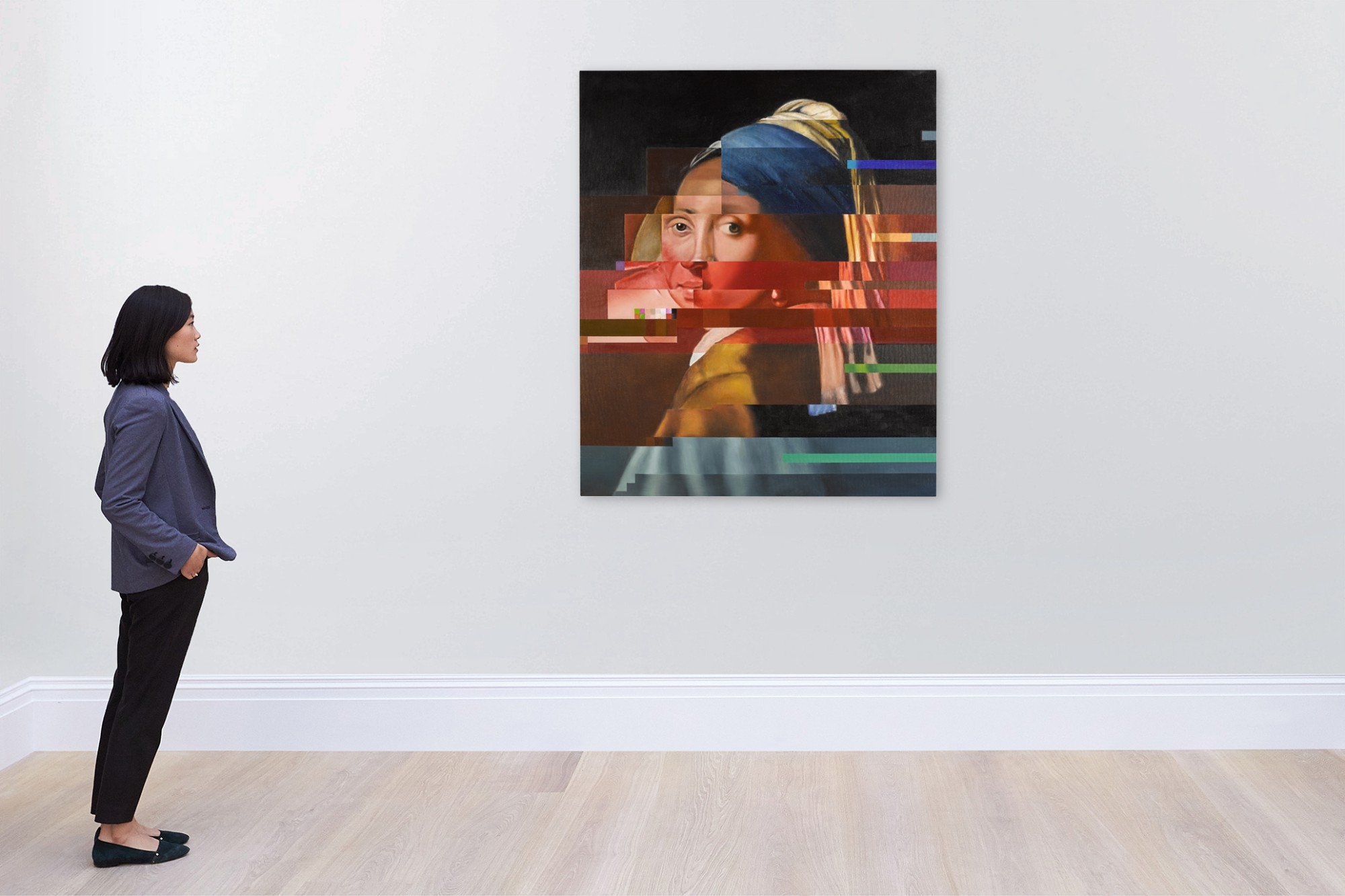 Stephane Graff | THE WOMAN WITH THE GIRL WITH THE PEARL (2019) | MutualArt