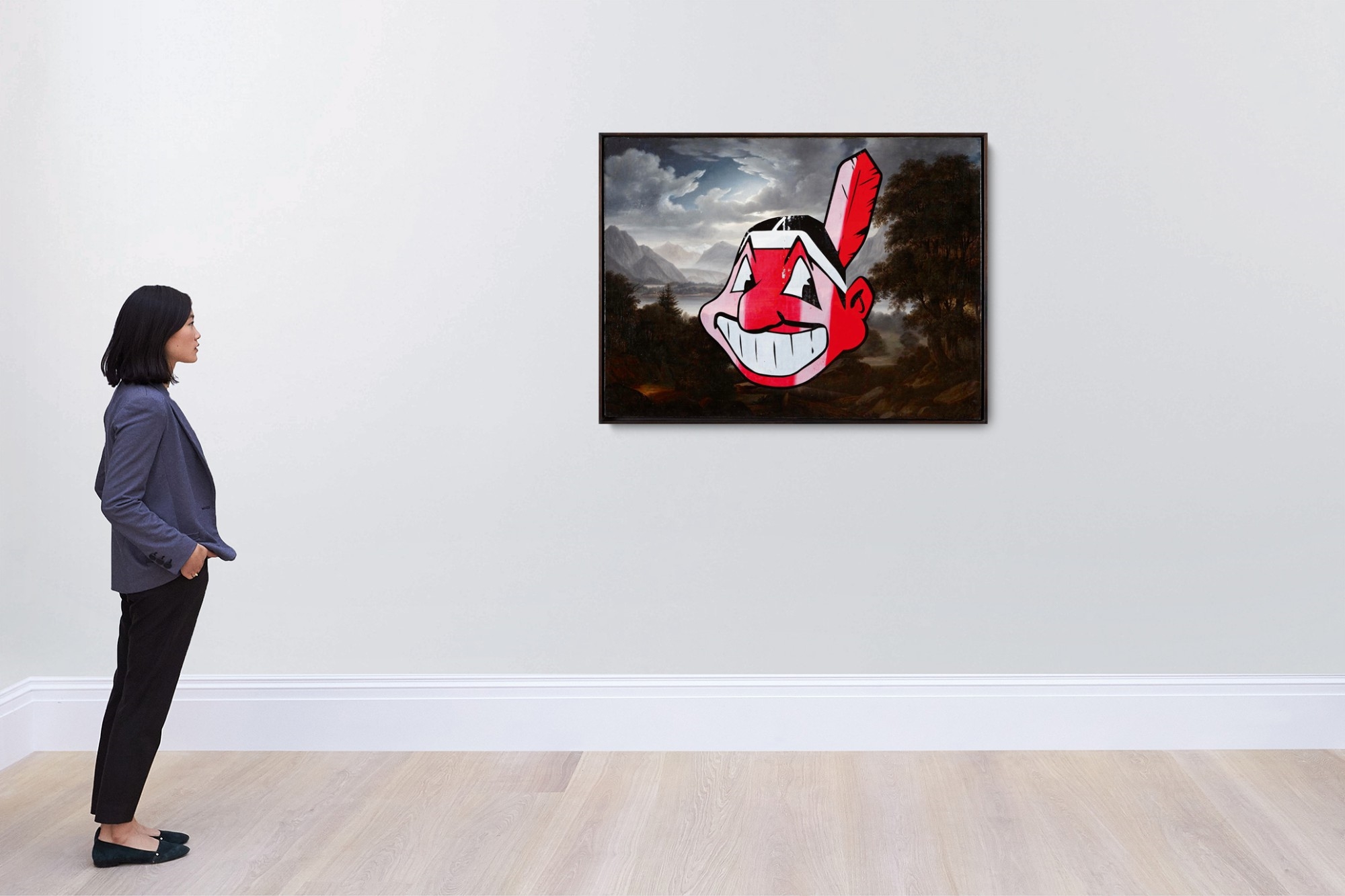 Artwork by Cyprien Gaillard, UNTITLED, Made of oil on canvas