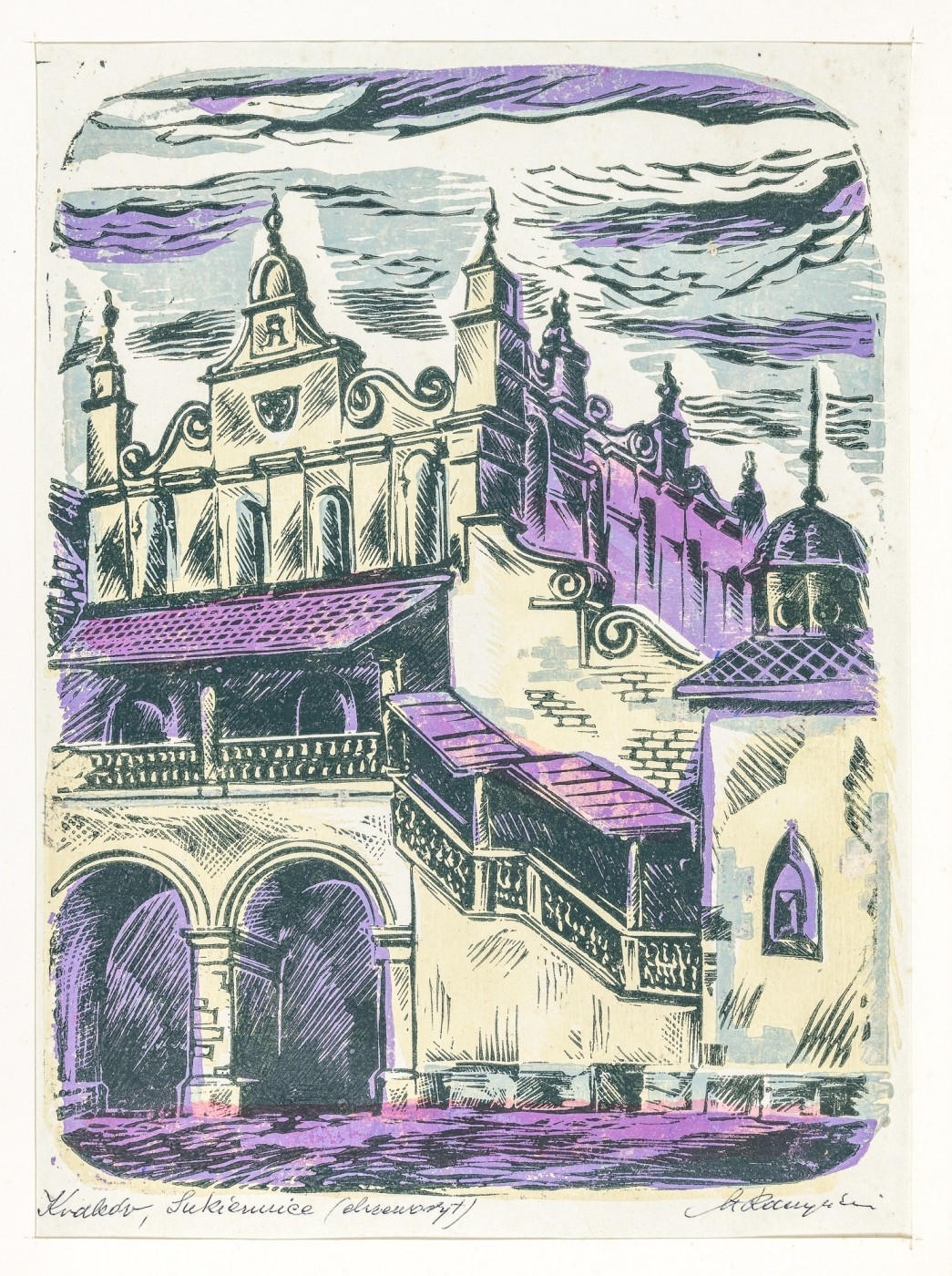 Stanislaw Raczynski | Kraków. Sukiennice (1950s) | MutualArt