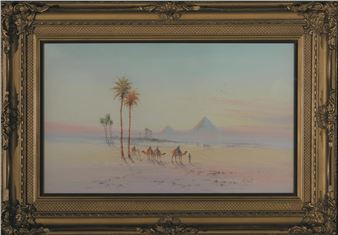 Orientalist Landscape - Alfred Calvert