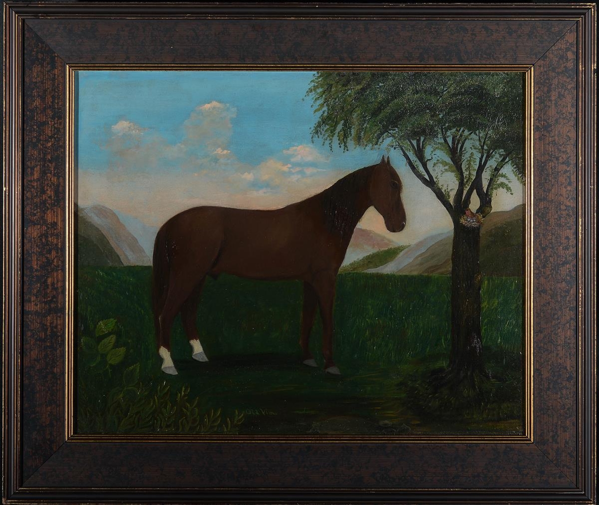 Artwork by Charles G. Blake, Old Vim, Made of Oil on canvas