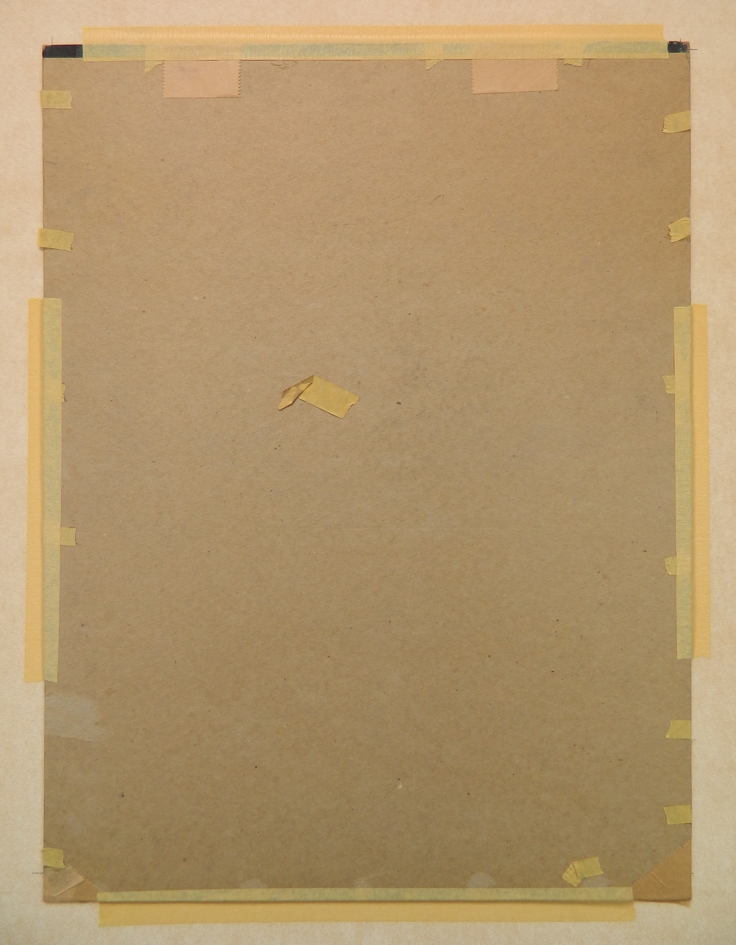 Artwork by Harold Kitner, Seated Male Nude, Made of oil on paper