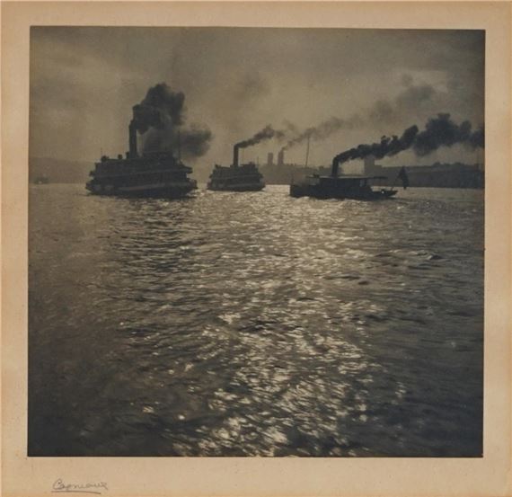 Foggy Morning, Circular Quay by Harold Cazneaux, circa1913