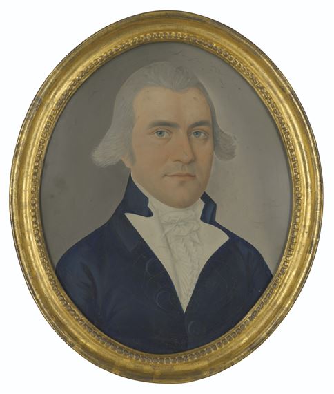 Portrait of George Wilson, East India Company, bust length by Spoilum