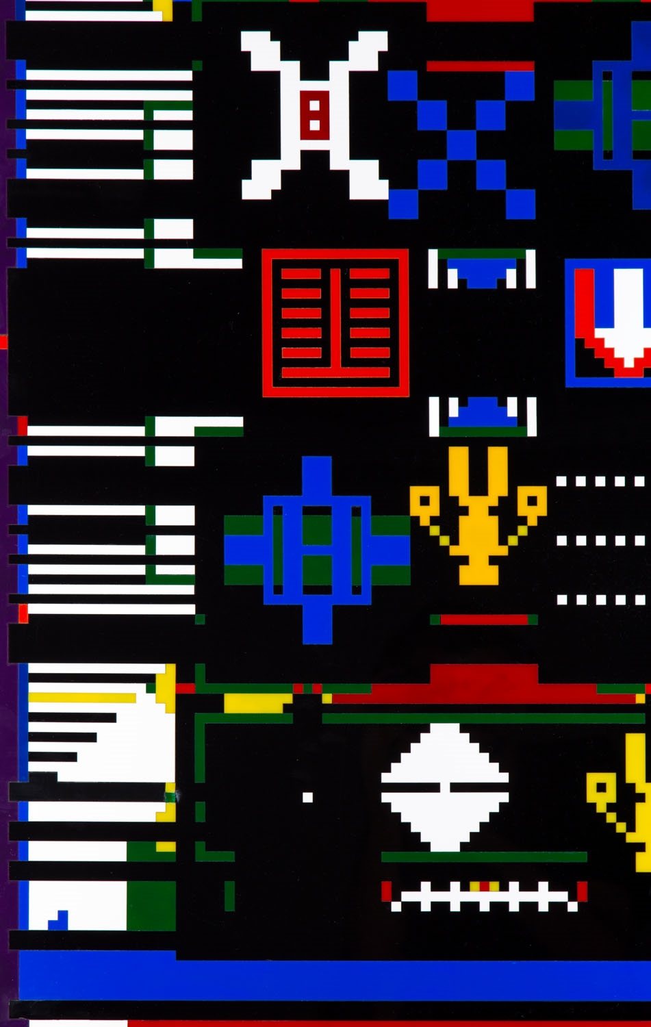 Artwork by Janek Simon, "Synthethic Folklore v.0.1.6", Made of mixed media