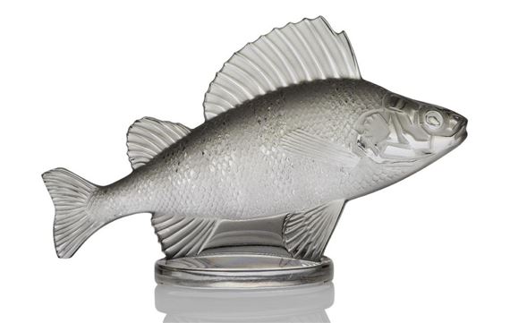 'Perch' a clear and frosted paper weight No.11-803