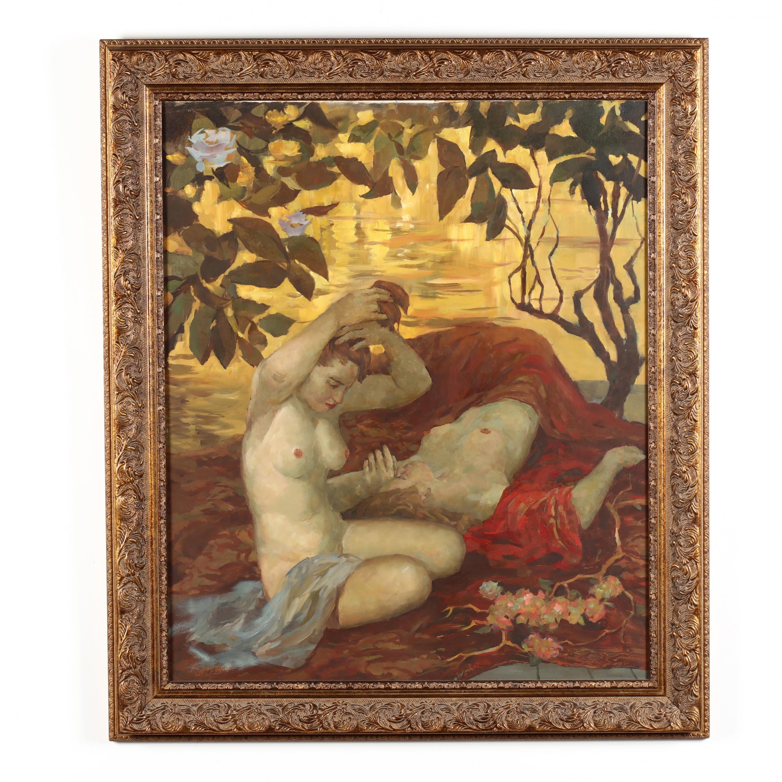 Artwork by Igor Zaytsev, Garden Delight, Made of Oil on canvas