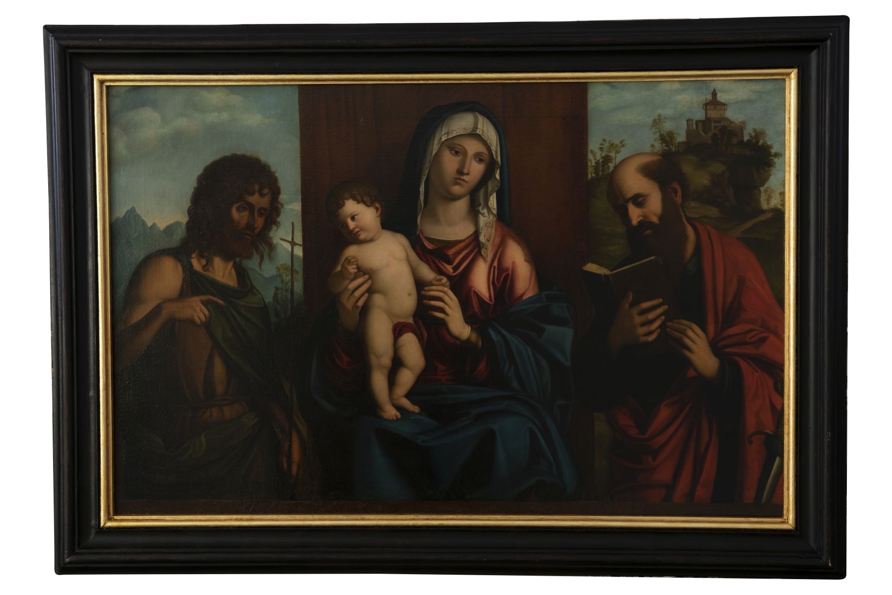 Madonna and Child,St. Paul and John the Baptist by Cima da Conegliano