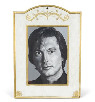 Portrait of Robert Evans en Grisaille - Ruth Marten